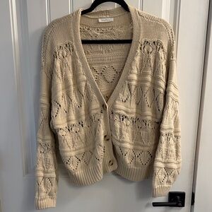 Neuflora Daphne Cardigan - Cream EUC